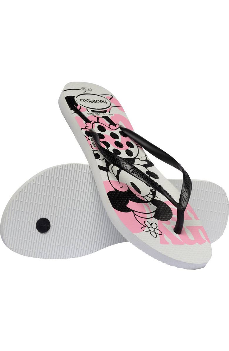 Havaianas x Disney Slim Flip Flop, Alternate, color,