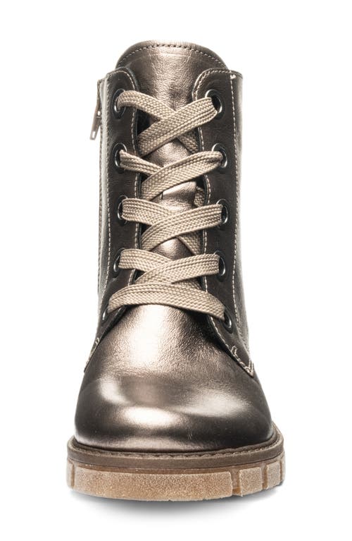 Ara Debbie Lace-up Boot In Gold
