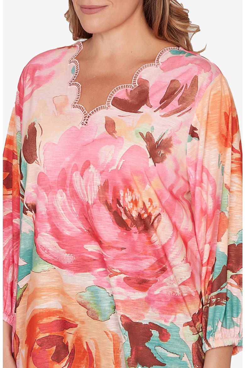 Printed Sublimation Top, Alternate, color, DUSTY ROSE MULTY