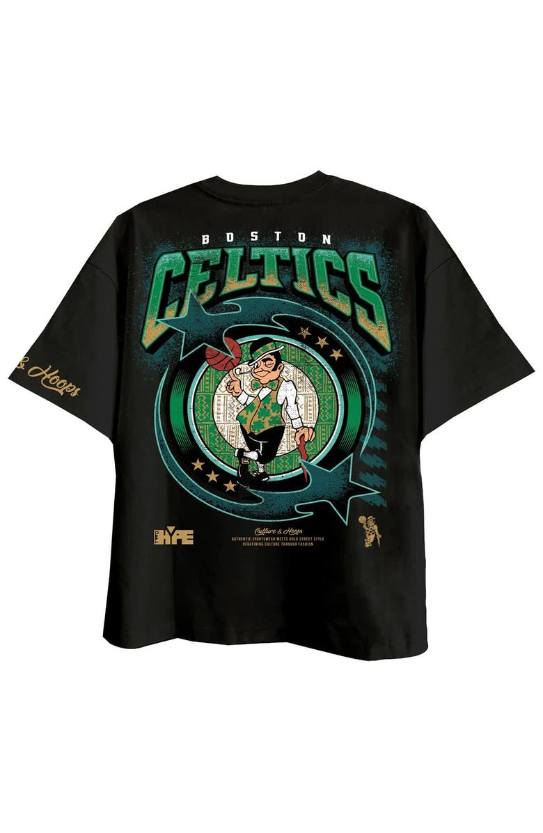 Two Hype Men's Two Hype Black Boston Celtics Drip & Dime Collection Premium T-Shirt, Alternate, color, 