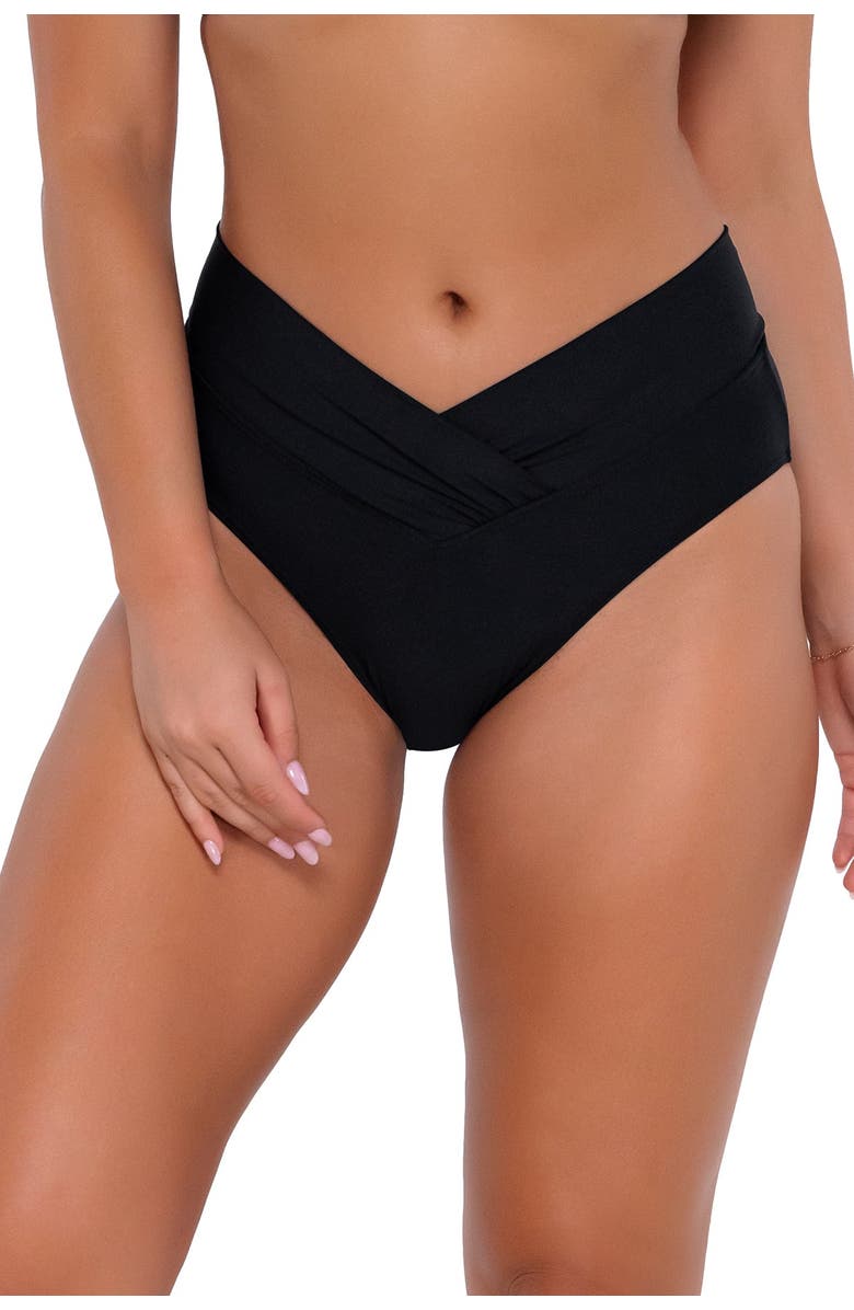 Sunsets Summer Lovin V-Front Bikini Swim Bottoms, Alternate, color, 