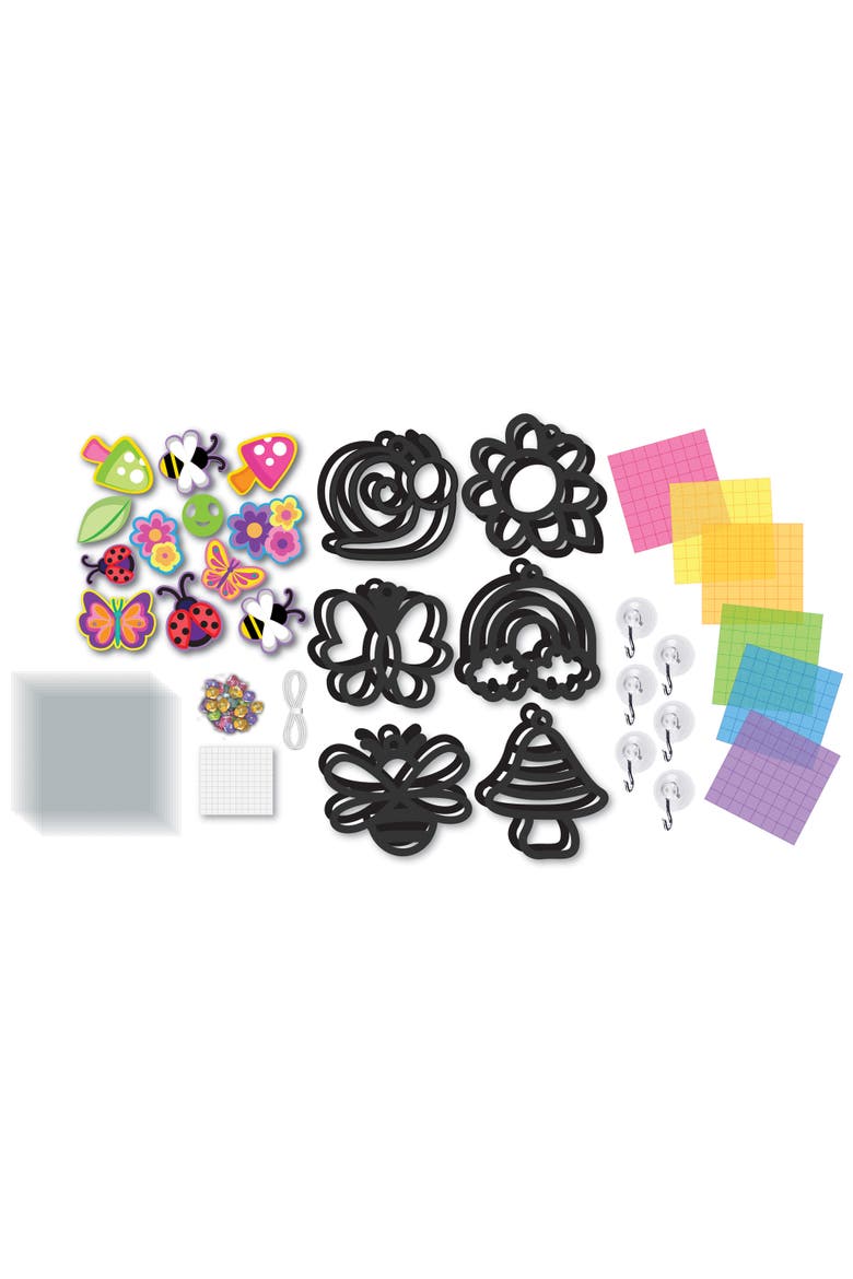 Tissue Paper Suncatchers Craft Kit, Alternate, color, Multicolor