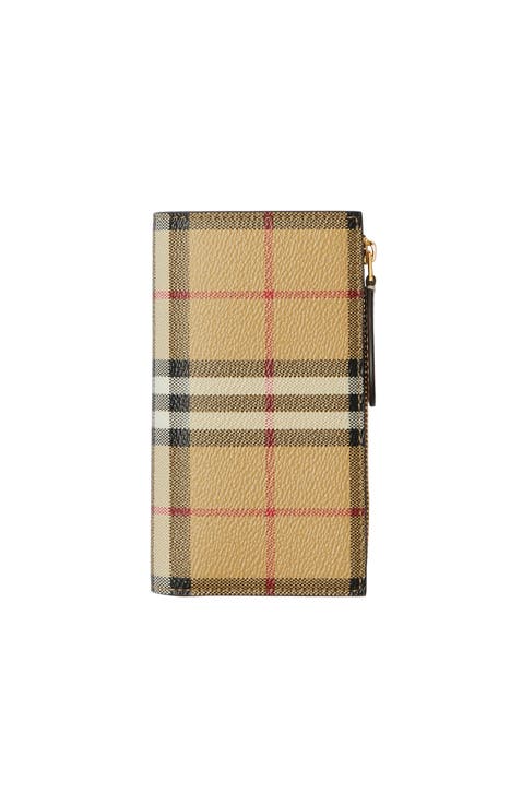 Medium Check Bifold Wallet