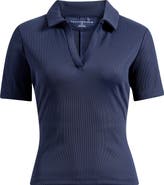TravisMathew Moveknit Rib V-Neck Polo