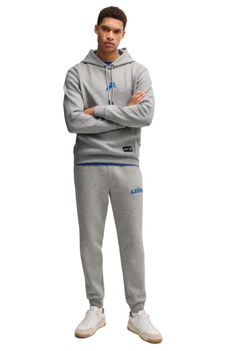 BOSS x NFL Woodson Graphic Hoodie, Alternate, color, Detroit Lions