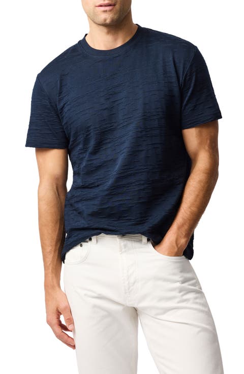 Leith Valley Textured Cotton T-Shirt