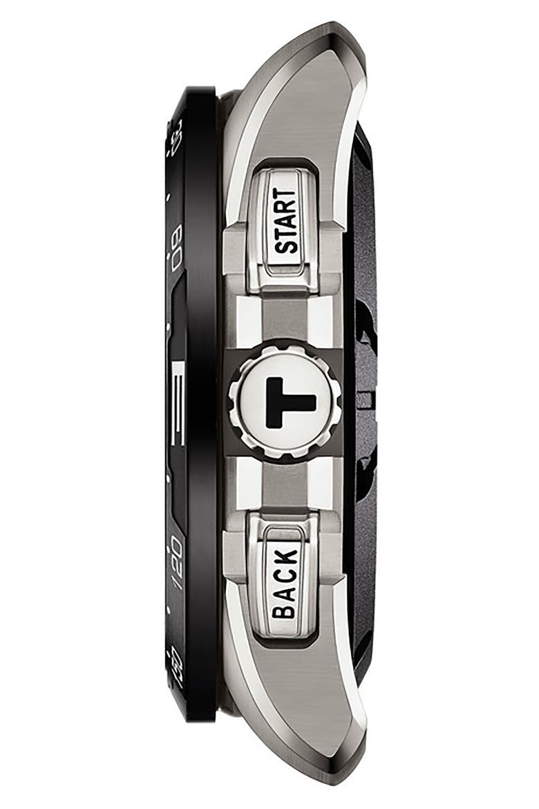 T-Touch Connect Solar Smart Bracelet Watch, 47.5mm, Alternate, color, SILVER