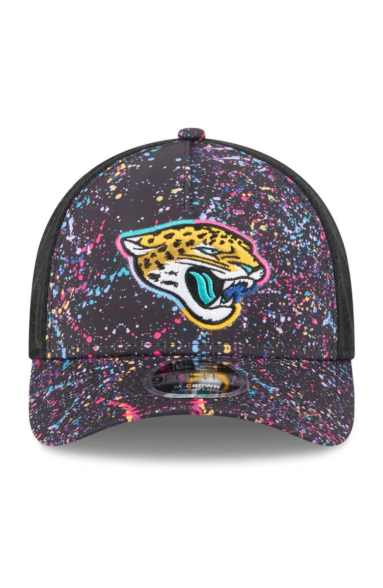 New Era Men's New Era Black Jacksonville Jaguars 2025 NFL Crucial Catch 9FORTY Adjustable Hat, Alternate, color, Black