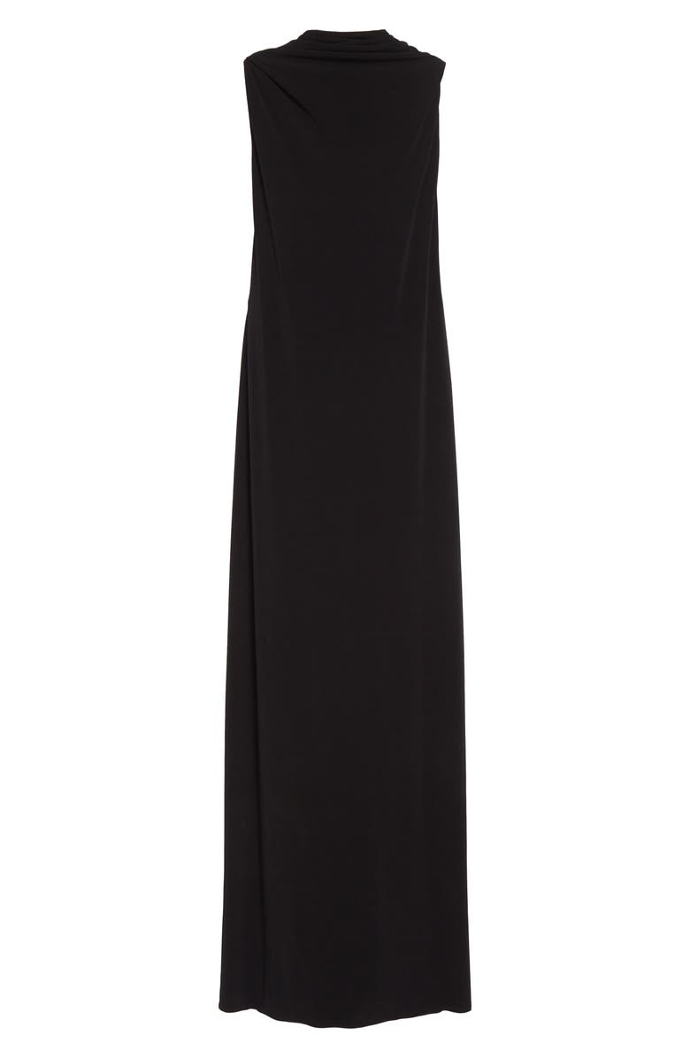 Brandon Maxwell The Presley Mantle Gown, Main, color, Black