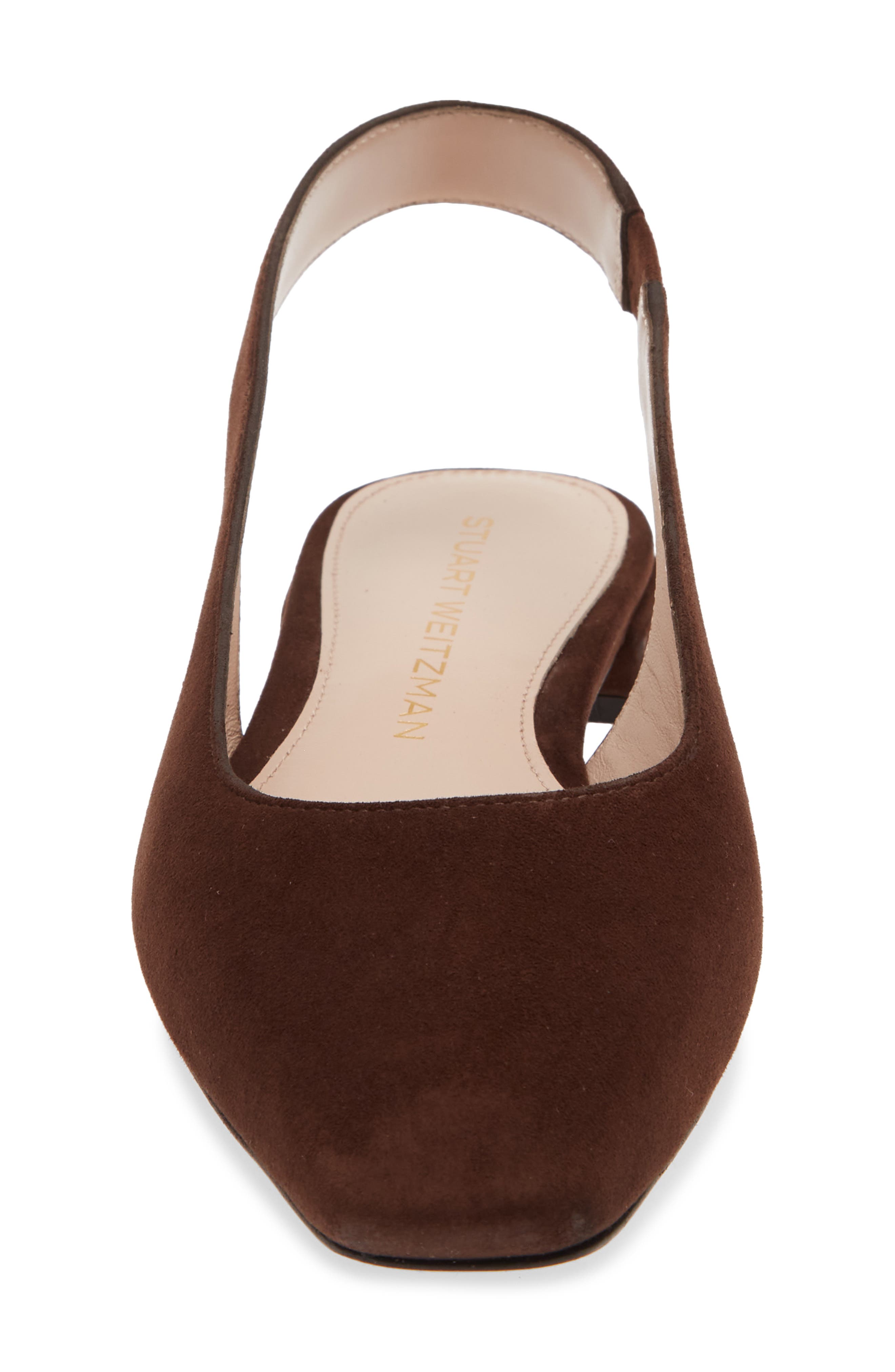 Stassi Slingback Flat, Alternate, color, WALNUT