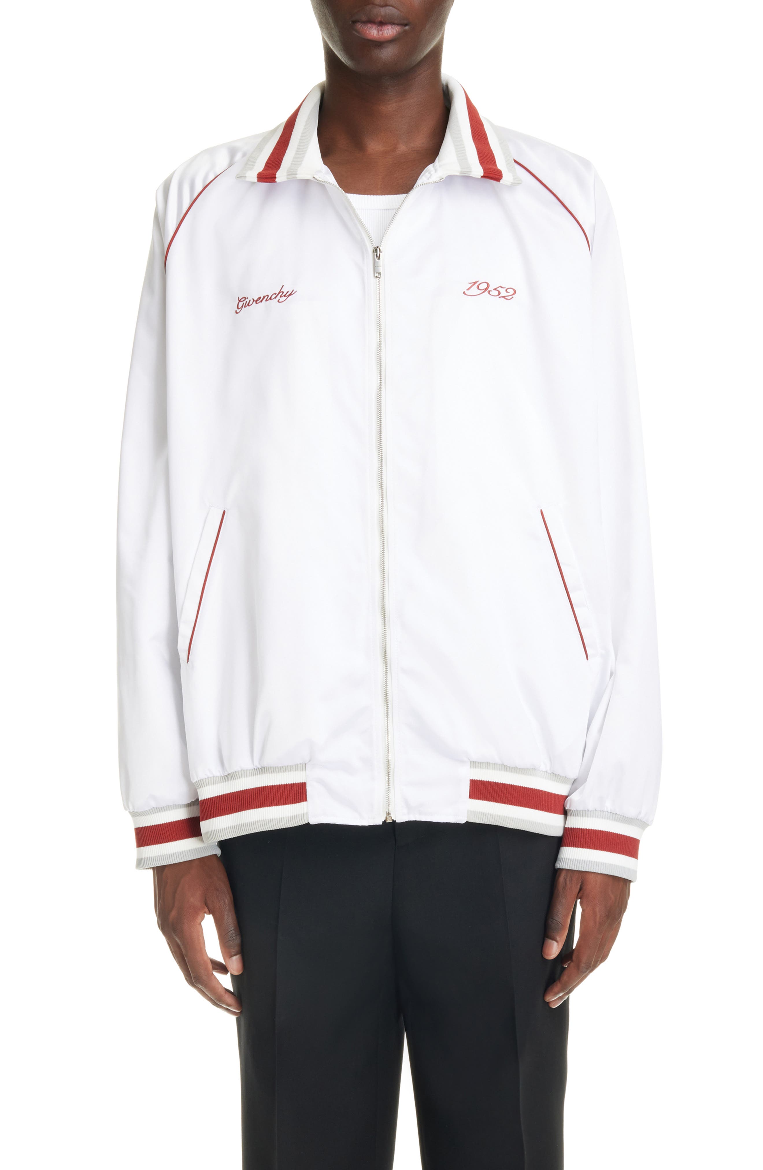Givenchy Raglan Sleeve Nylon Bomber Jacket (Men) | Nordstromrack