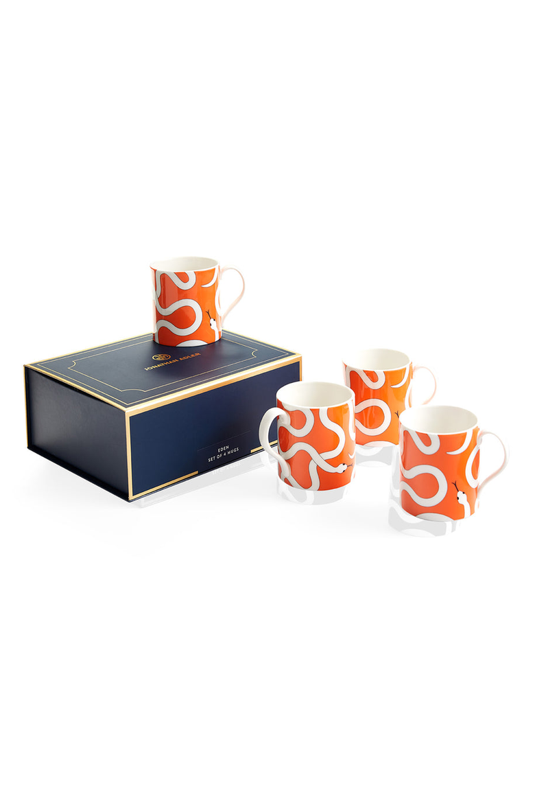 Eden Mug Set, Alternate, color, Poppy Orange