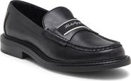 KARL LAGERFELD PARIS Dareau Faux Leather Penny Loafer