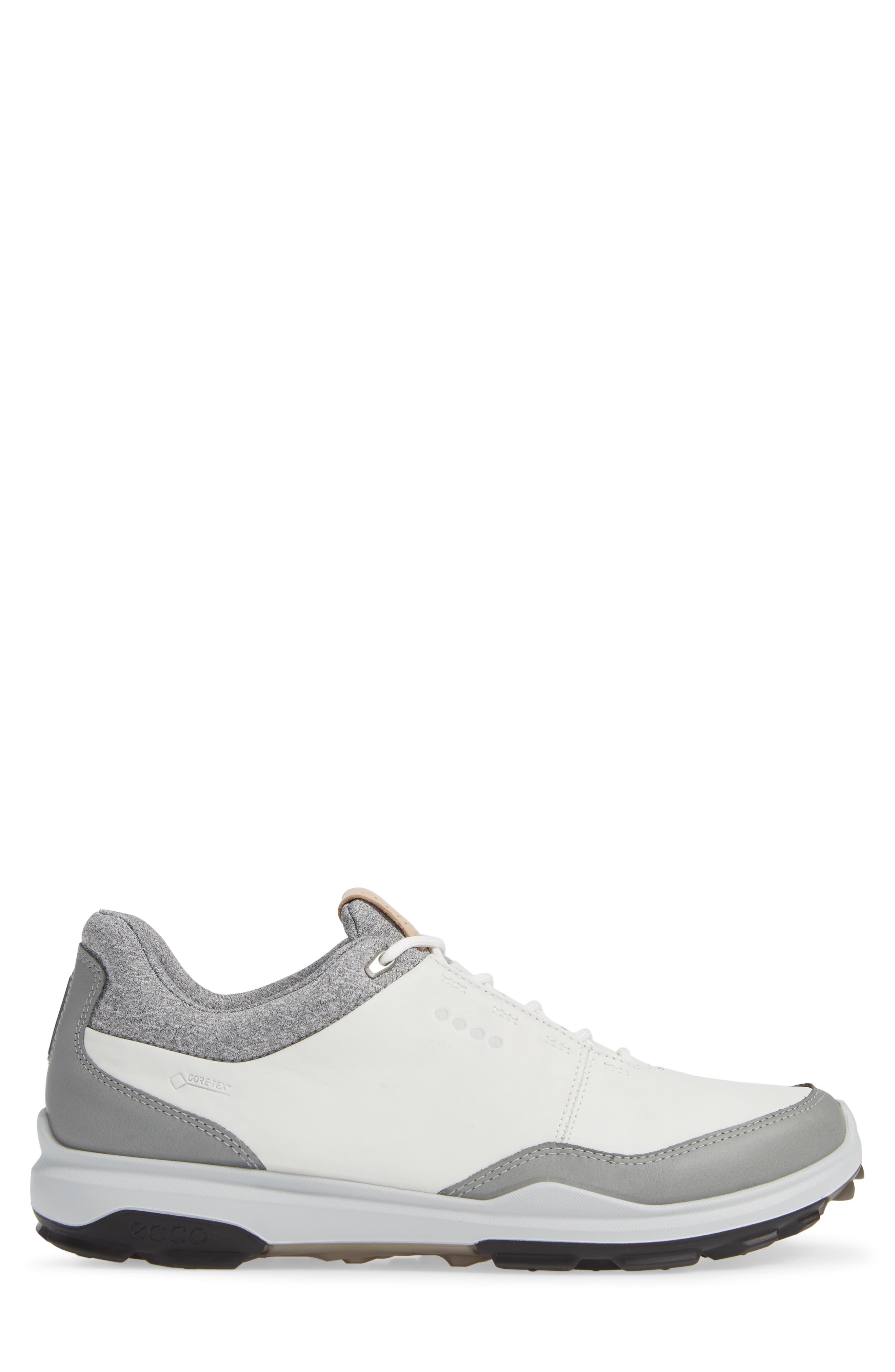 BIOM Hybrid 3 Gore-Tex® Golf Shoe, Alternate, color, WHITE/ BLACK LEATHER