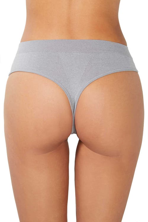 Ldma High Sculpt Thong In Heather Grey
