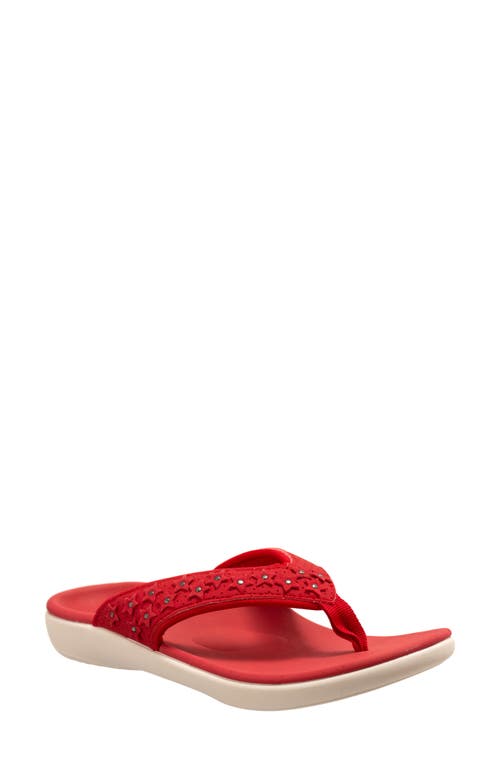 Revitalign Yumi Bvi Flip Flop In Red