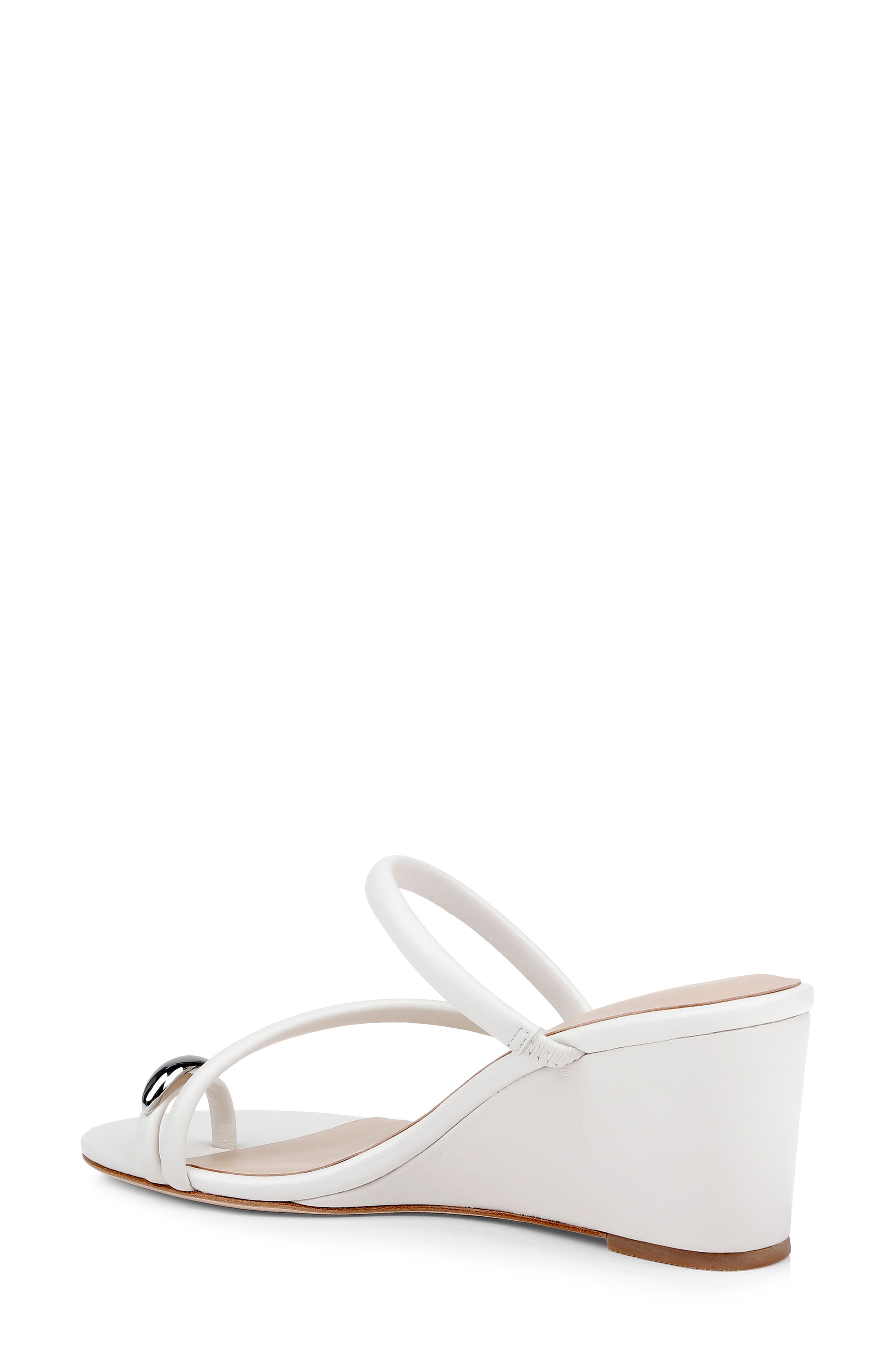 Maritza Wedge Slide Sandal, Alternate, color, ECRU