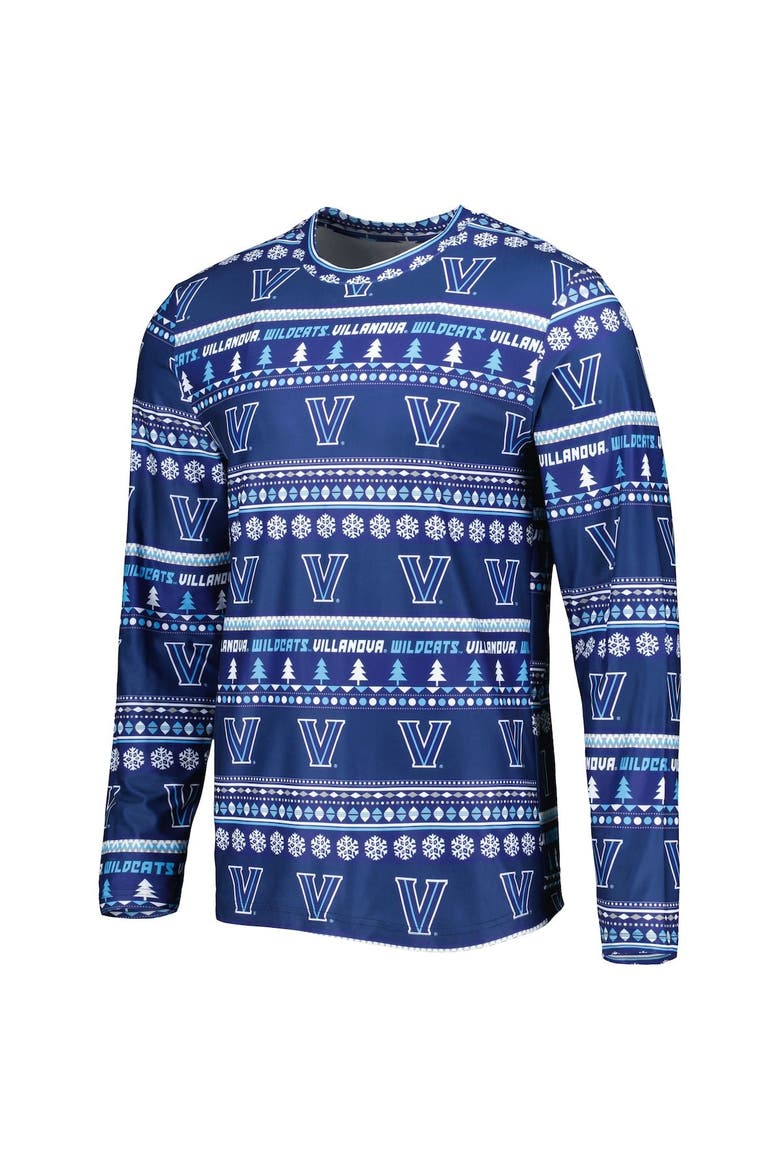 Men's Concepts Sport Navy Villanova Wildcats Swivel Long Sleeve T-Shirt & Pants Sleep Set, Alternate, color, Navy