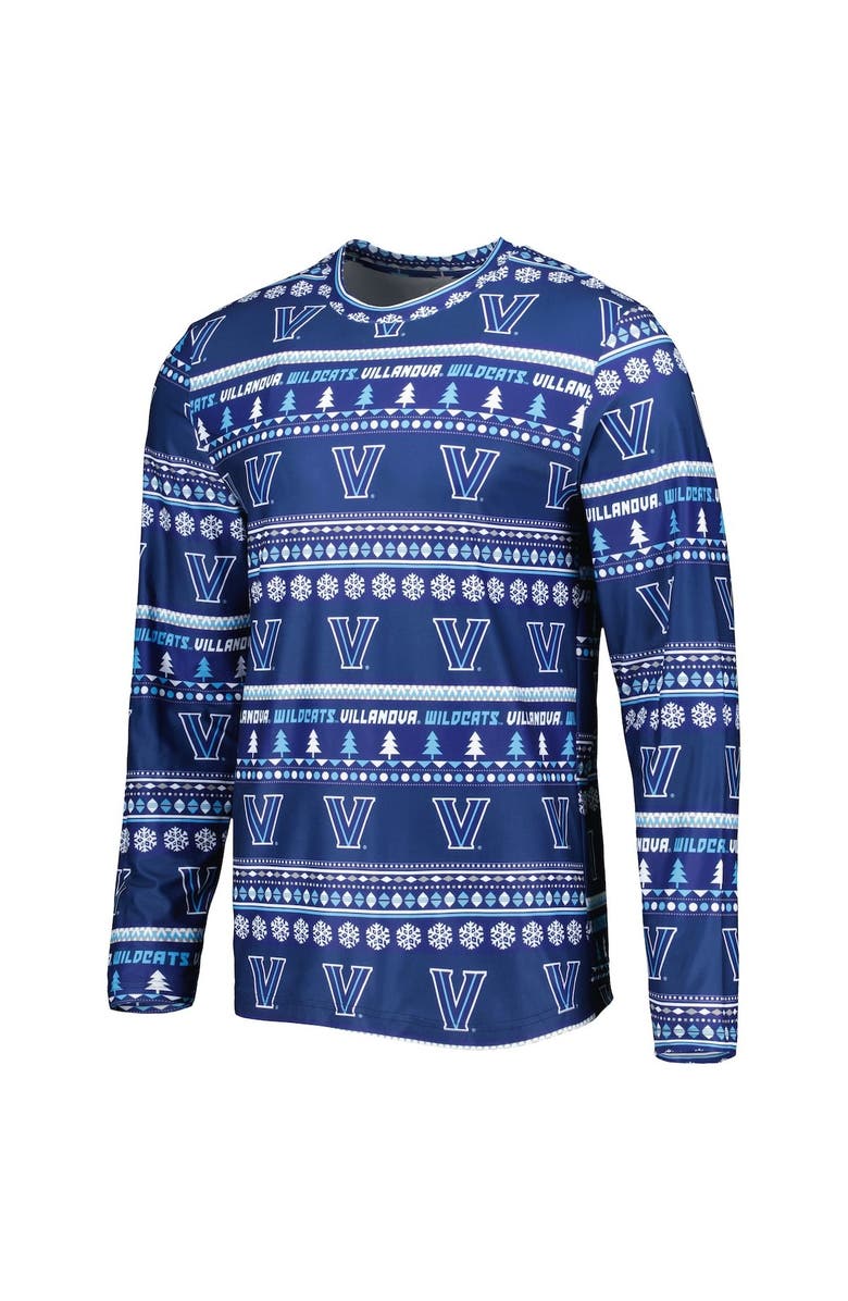 CONCEPTS SPORT Men's Concepts Sport Navy Villanova Wildcats Swivel Long Sleeve T-Shirt & Pants Sleep Set, Alternate, color, Navy