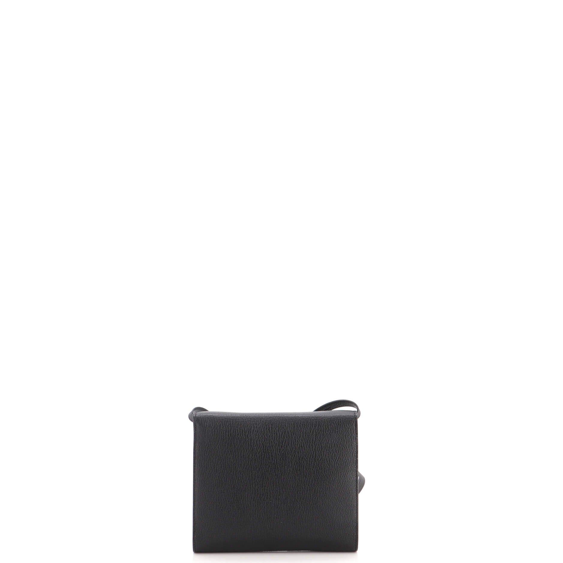 Clic Wallet on Strap Chevre Mysore 16, Alternate, color, Black