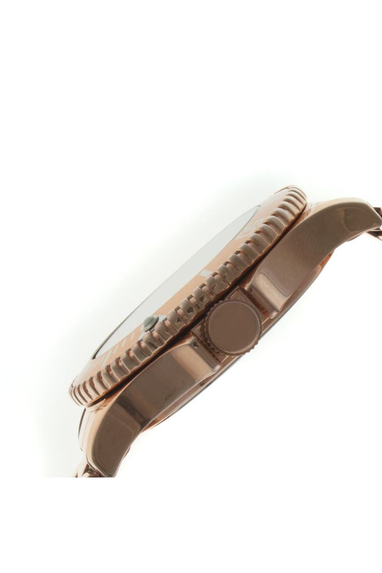 Sport Bezel Big Face Bracelet Watch - 36MM, Alternate, color, Rose Gold