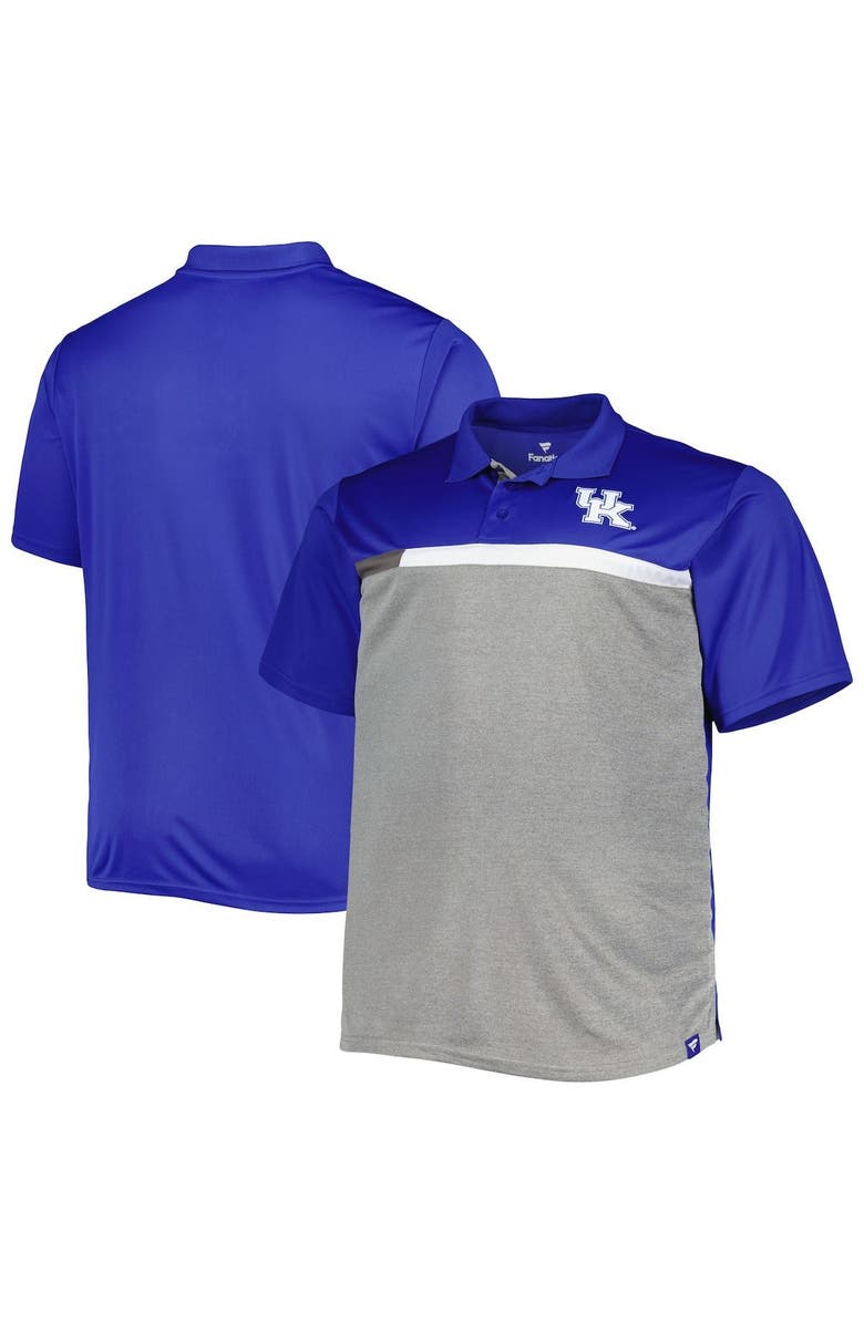 PROFILE Men's Royal/Gray Kentucky Wildcats Big & Tall Polo, Main, color, Royal