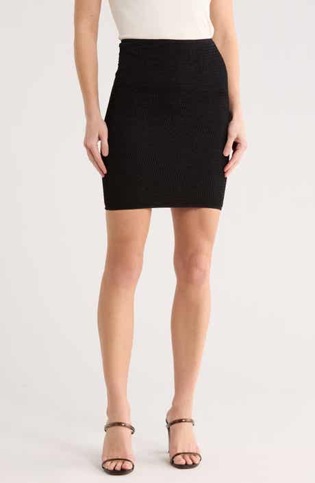 Tube Knit Miniskirt