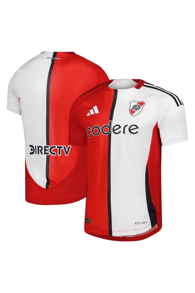 Men's adidas  White/Red Club Atlético River Plate 2024/25 Third Authentic Jersey, Alternate, color, White