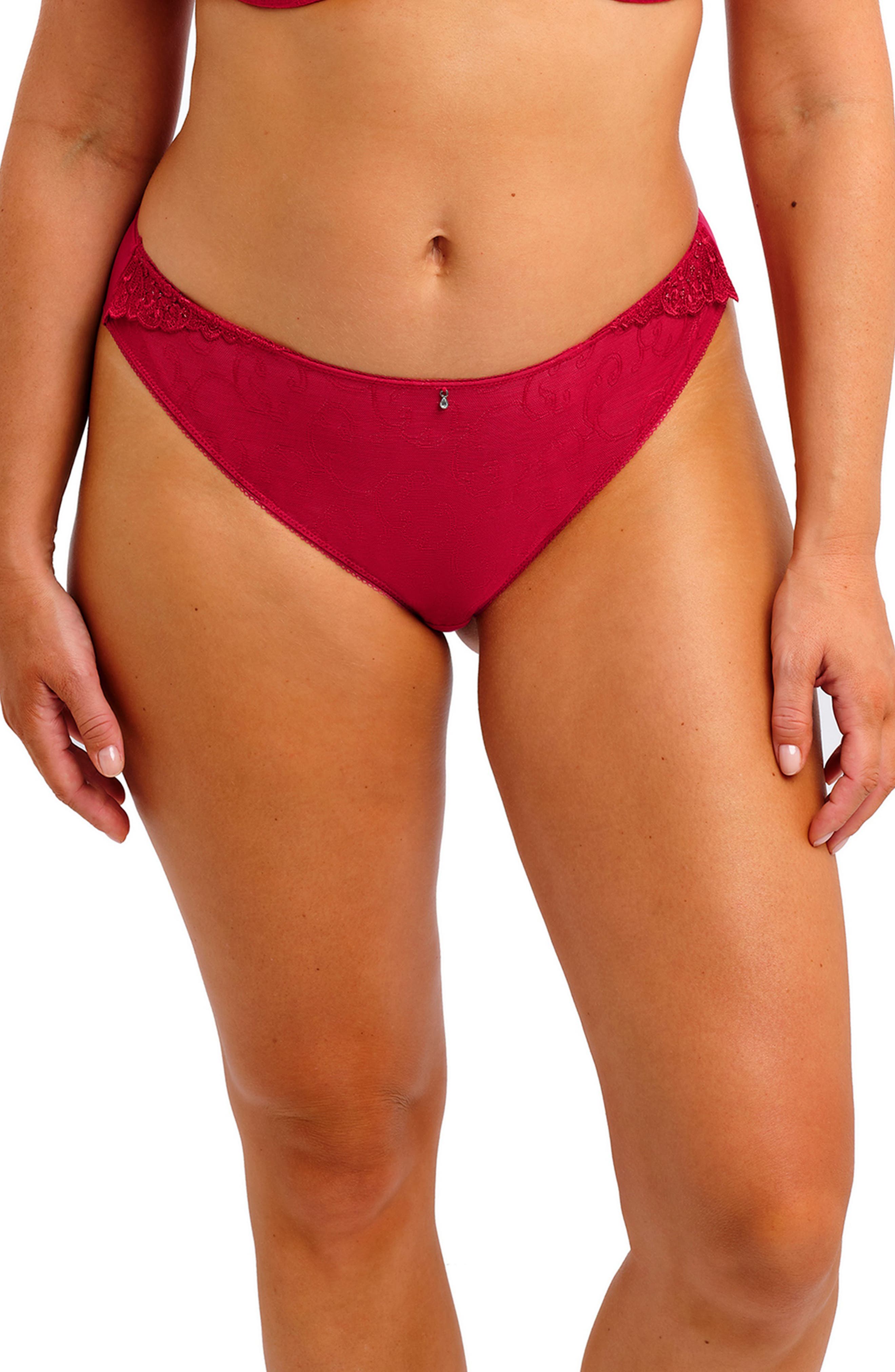Fantasie Portia Brazilian Cut Briefs in Red 