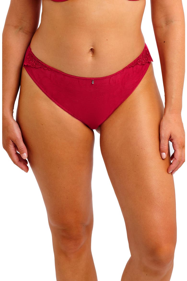 Portia Brazilian Cut Briefs, Main, color, RED