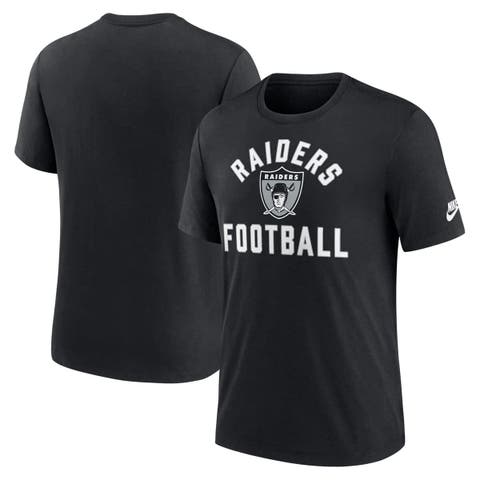 Men's Nike Black Las Vegas Raiders Favorable Timeline Tri-Blend T-Shirt