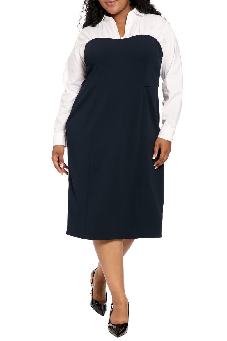Sweetheart Sheath Dress, Main, color, BLACK