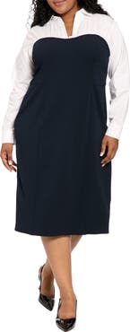 London Times Sweetheart Sheath Dress