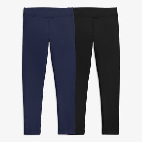 Kids French Terry Cozy Legging 2-Pack (Toddler, Little Kid, Big Kid)