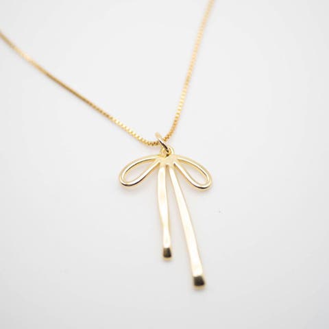 Graceful Bow Necklace