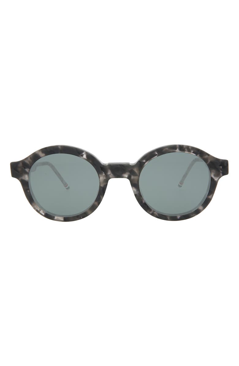 Thom Browne 47mm Novelty Round Sunglasses, Main, color, 
