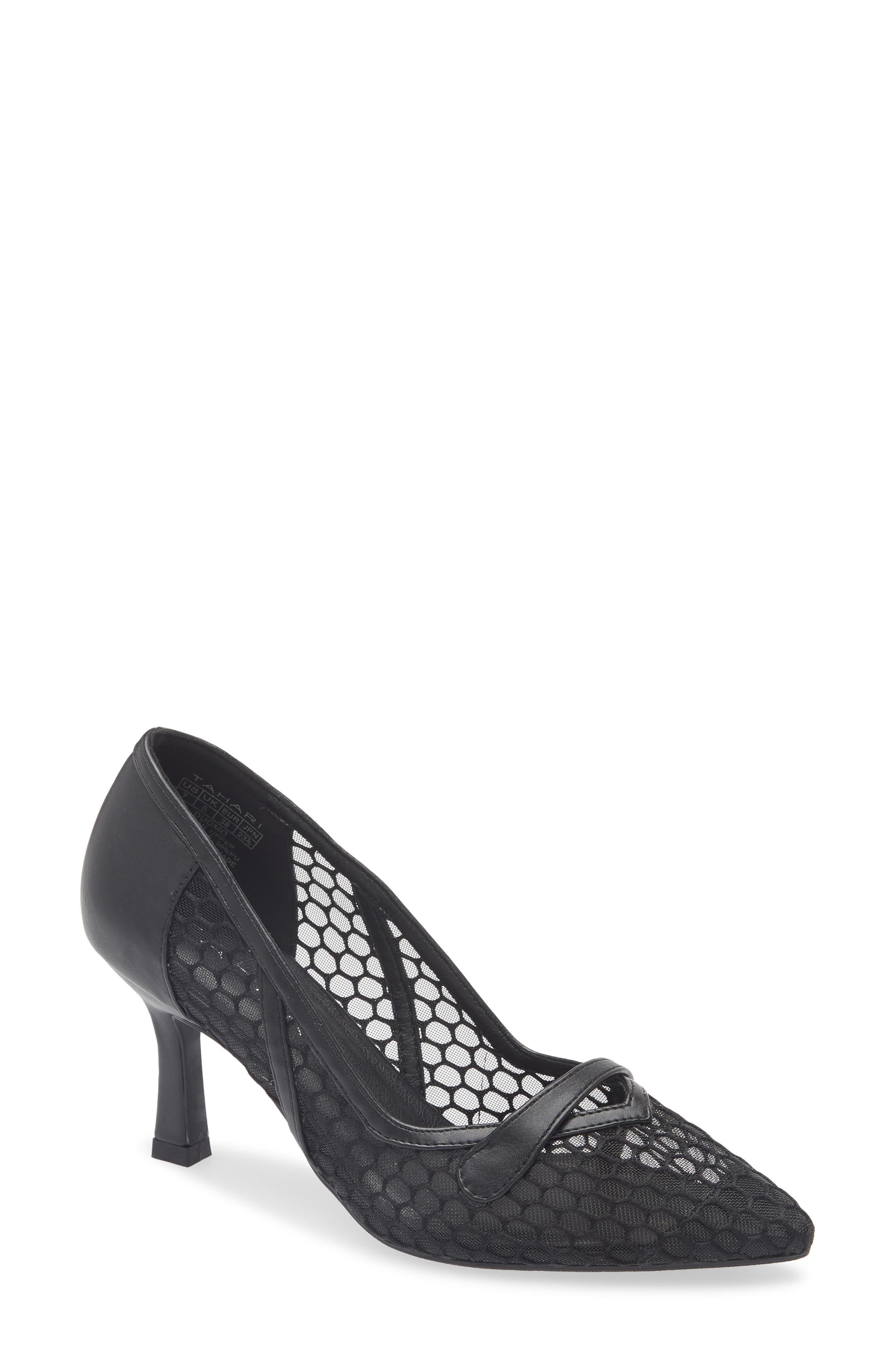 Tahari Mesh Pump, Main, color, 