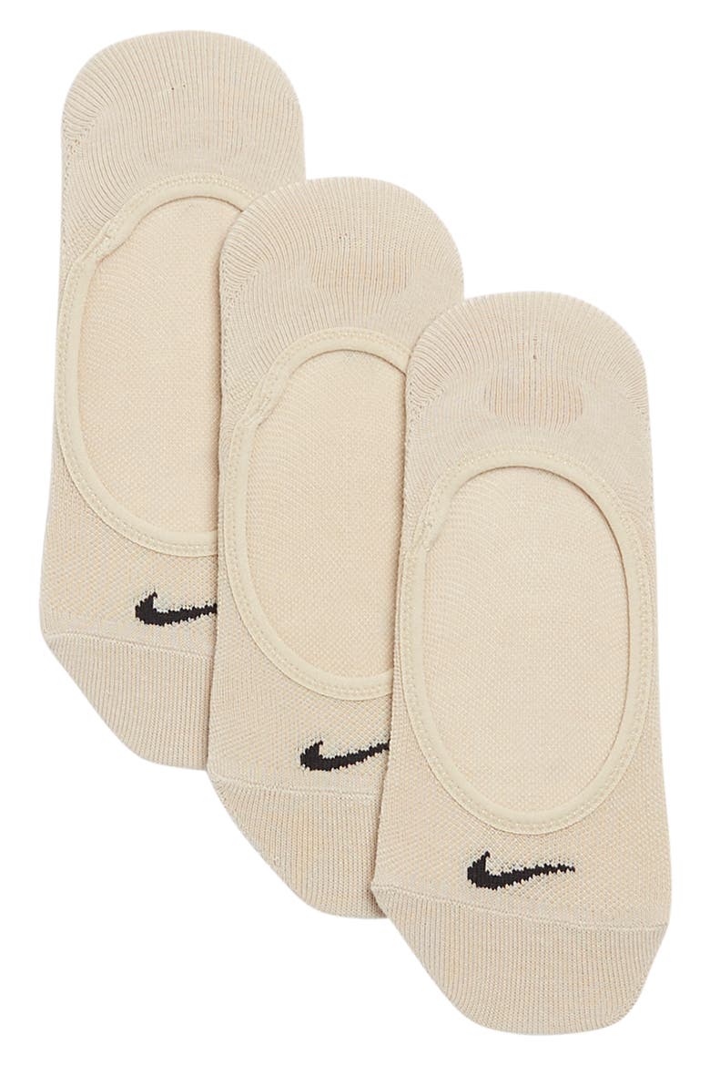 3-Pack No-Show Socks, Main, color, NET/ BLACK