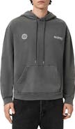AllSaints Emblem Embroidered Hoodie