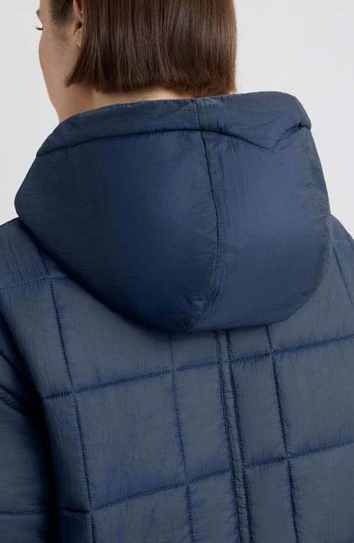 Hunter Camille Crinkle Puffer Jacket In Black