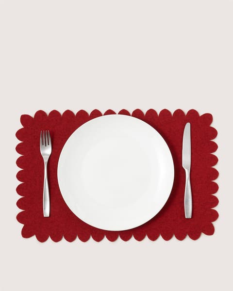 Merino Wool Crest Placemat