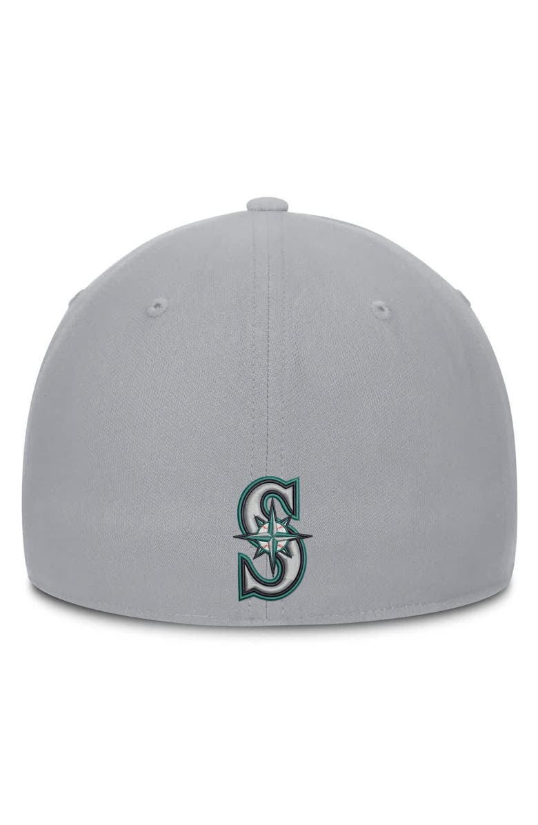 Nike Men's Nike  Gray Seattle Mariners Primetime Rise Dri-FIT Flex Hat, Alternate, color, Gray