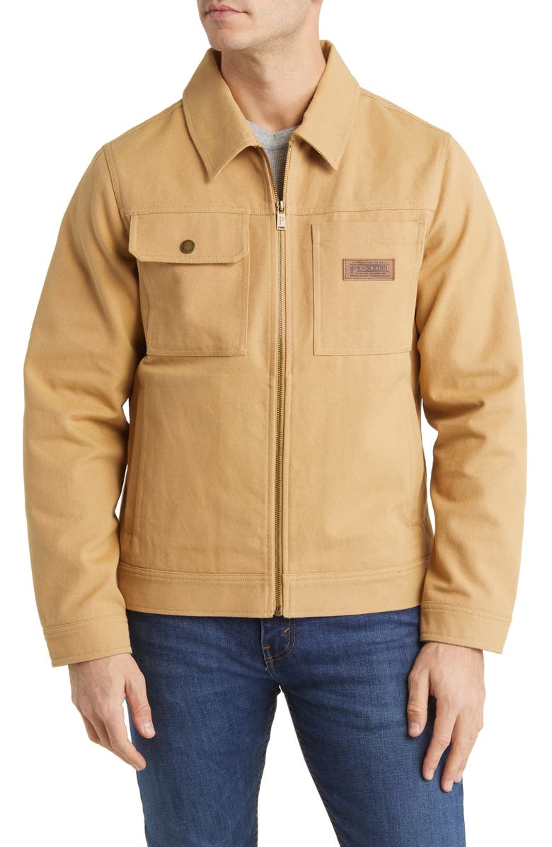 Pendleton Howie Zip Cotton Canvas Trucker Jacket, Alternate, color,