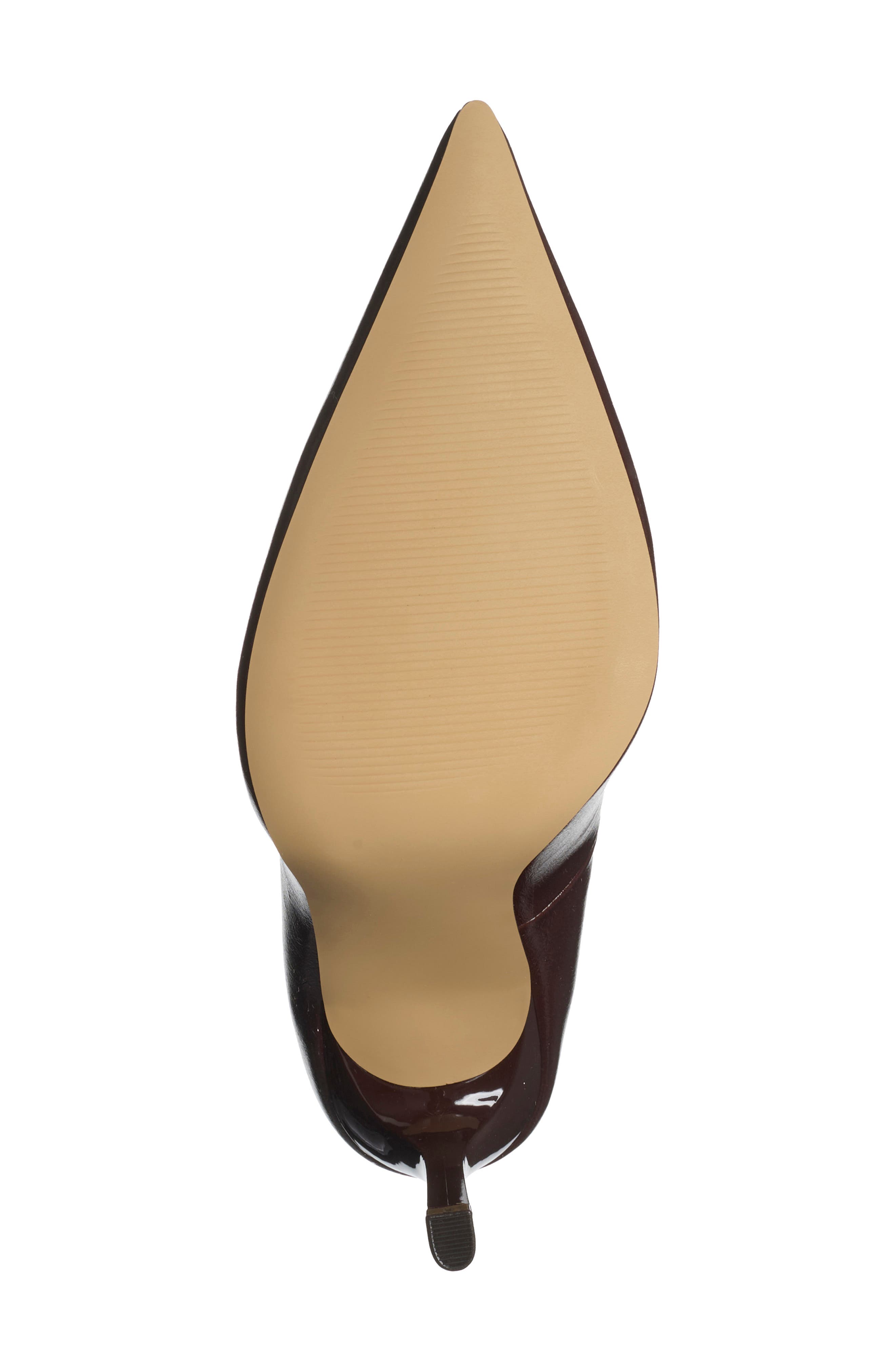 Maya Faux Leather Pump, Alternate, color, BROWN ESPRESSO