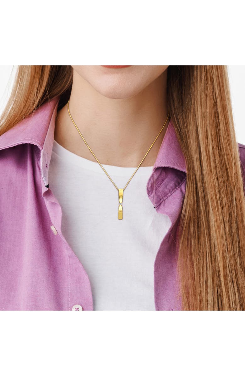 Julianna B. Diamond Accent Pendant Necklace 14k Gold, Alternate, color, Yellow Gold