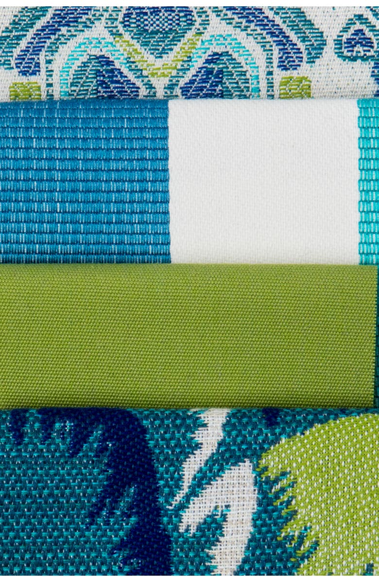 Elaine Smith Rhodes Stripe Indoor & Outdoor Woven Accent Pillow, Alternate, color, Multi