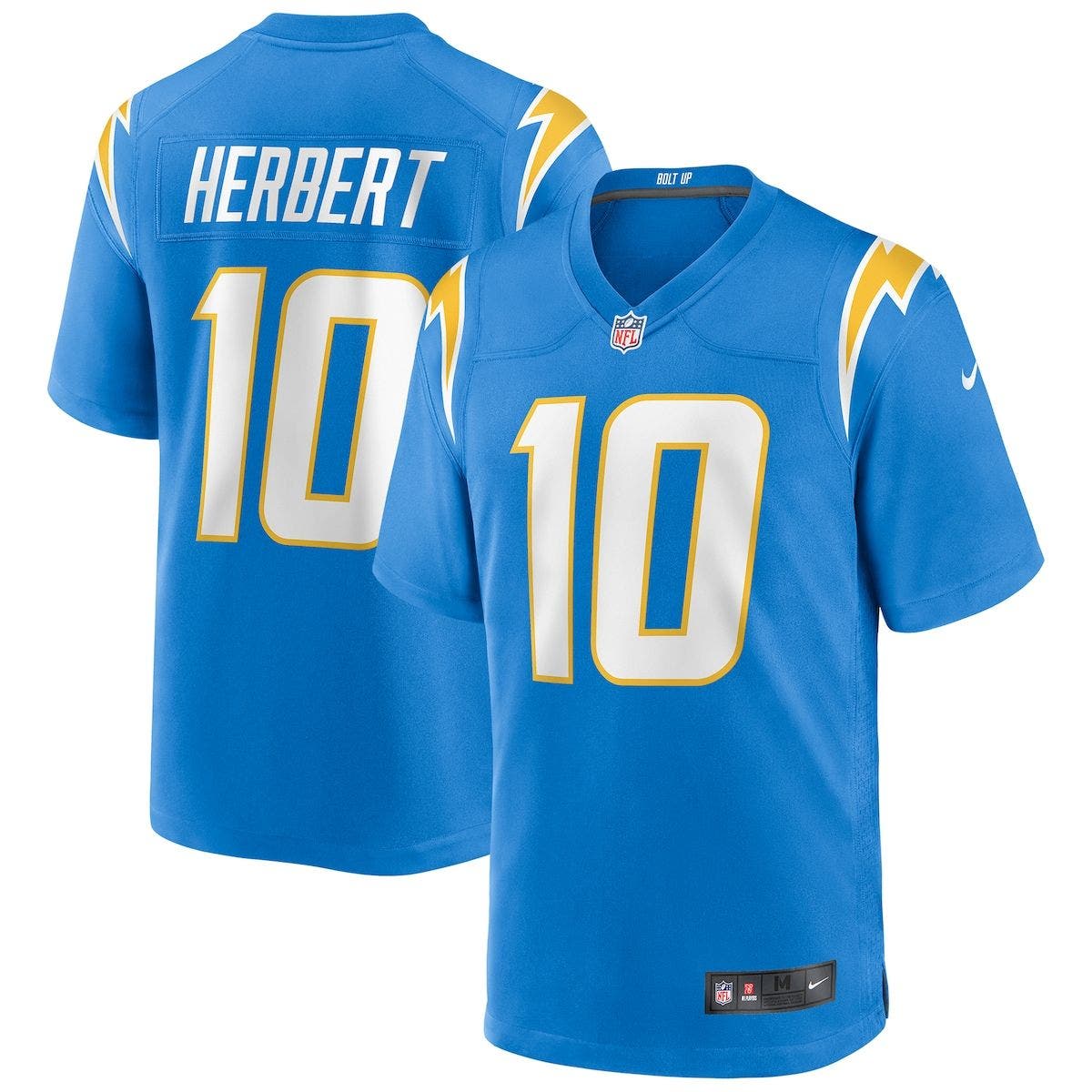 Men's Nike Justin Herbert Powder Blue Los Angeles Chargers Player