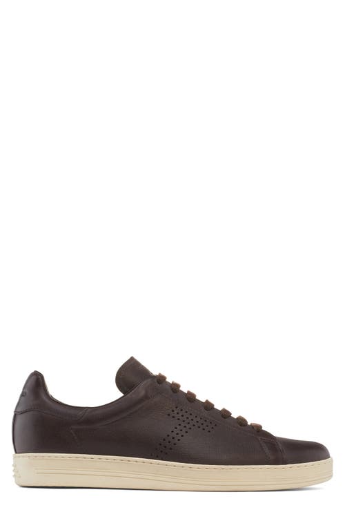 Tom Ford Warwick Sneaker In Brown