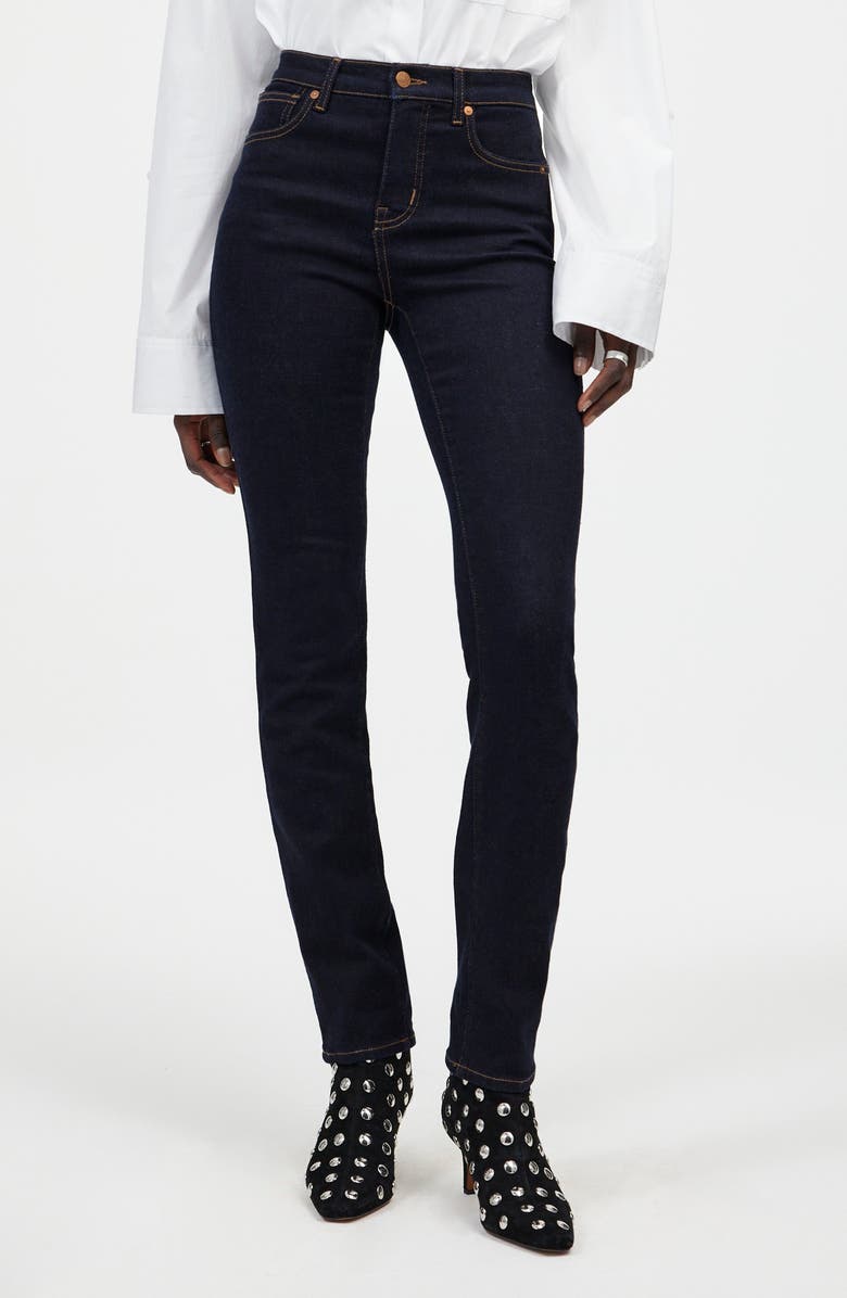 Madewell Mid-Rise Stovepipe Jeans, Main, color, Rinse Wash