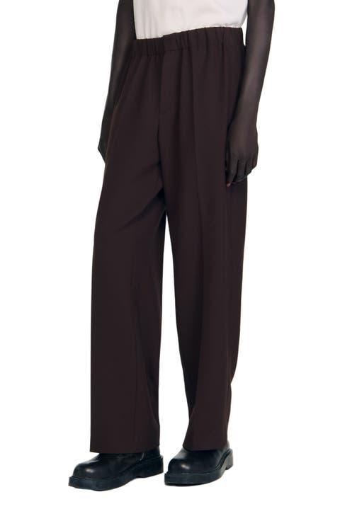 Wide-leg trousers